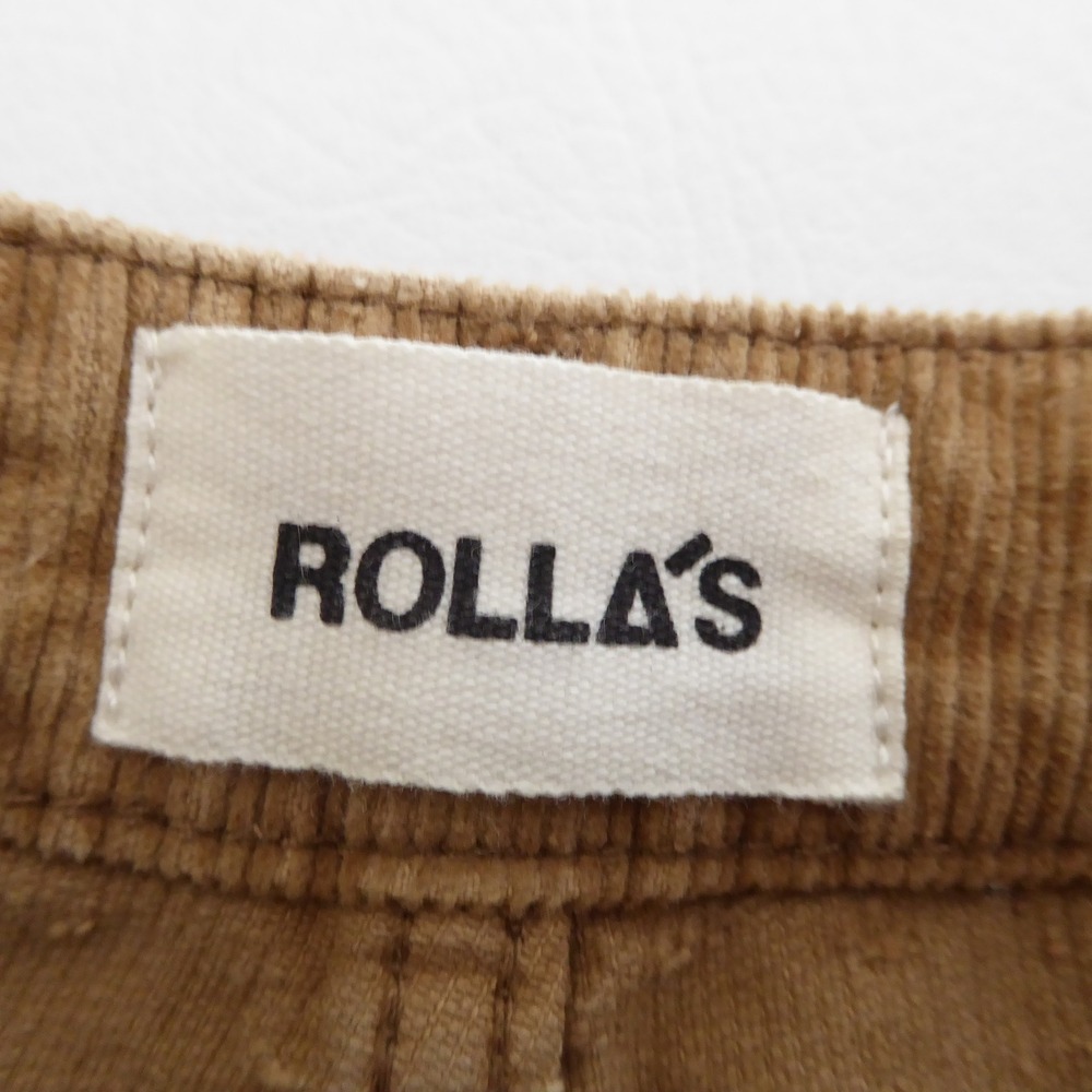 Rolla's Women Dusters Bootcut Tan Corduroy High Rise Slim Bootcut 26 - Picture 9 of 12